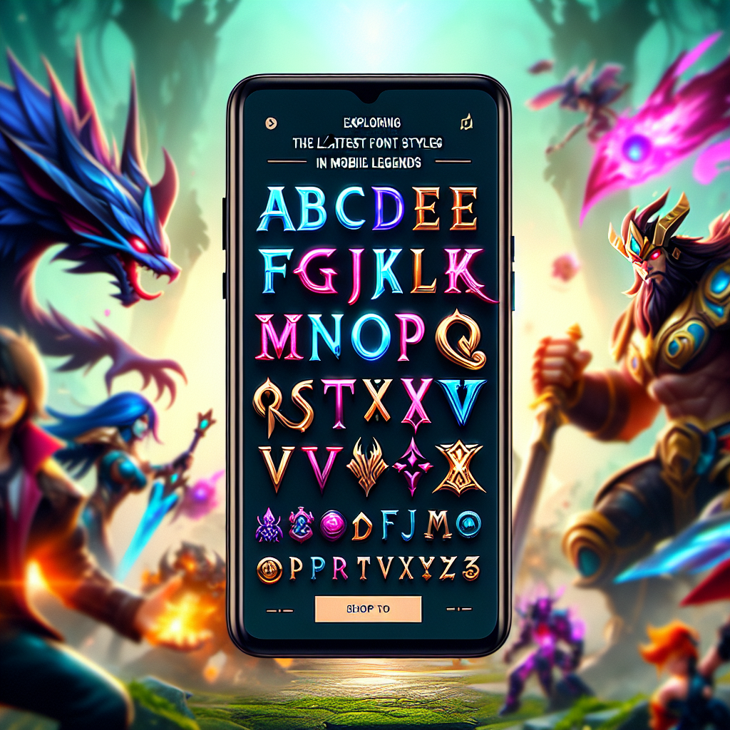 Exploring the Latest Font Styles in Mobile Legends
