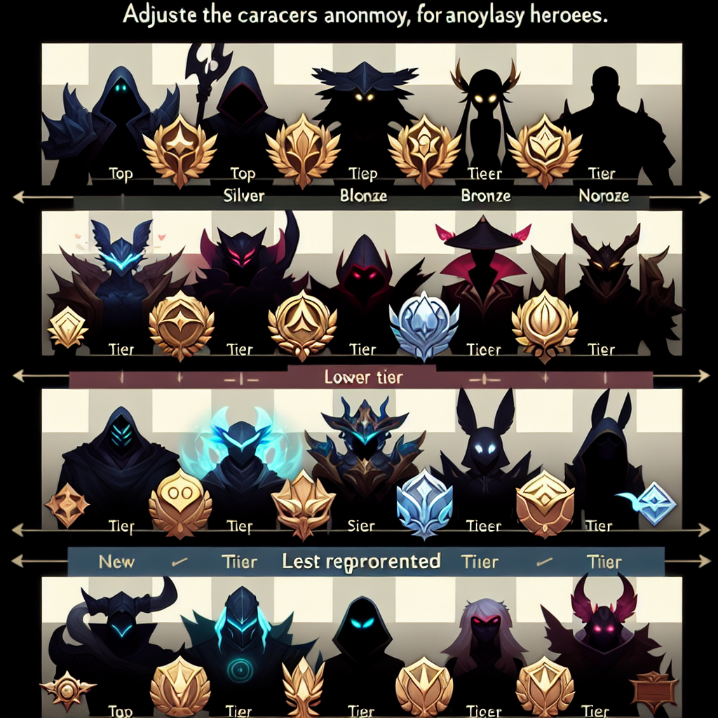 Mobile Legends Hero Tier List Update for the Latest Patch